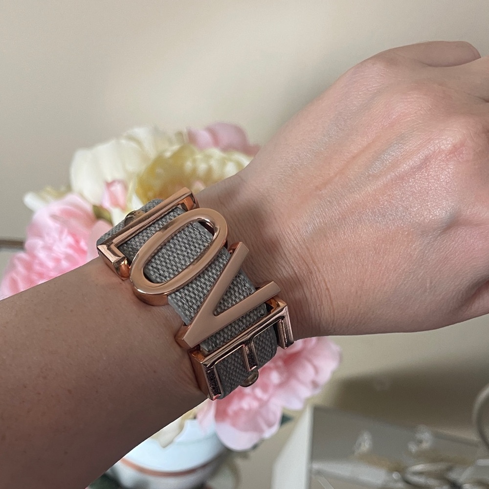 BCBGeneration Rose Gold LOVE Bracelet - Picture 3 of 8